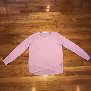 Madewell Crossover Waffle Crew Neck Sweater